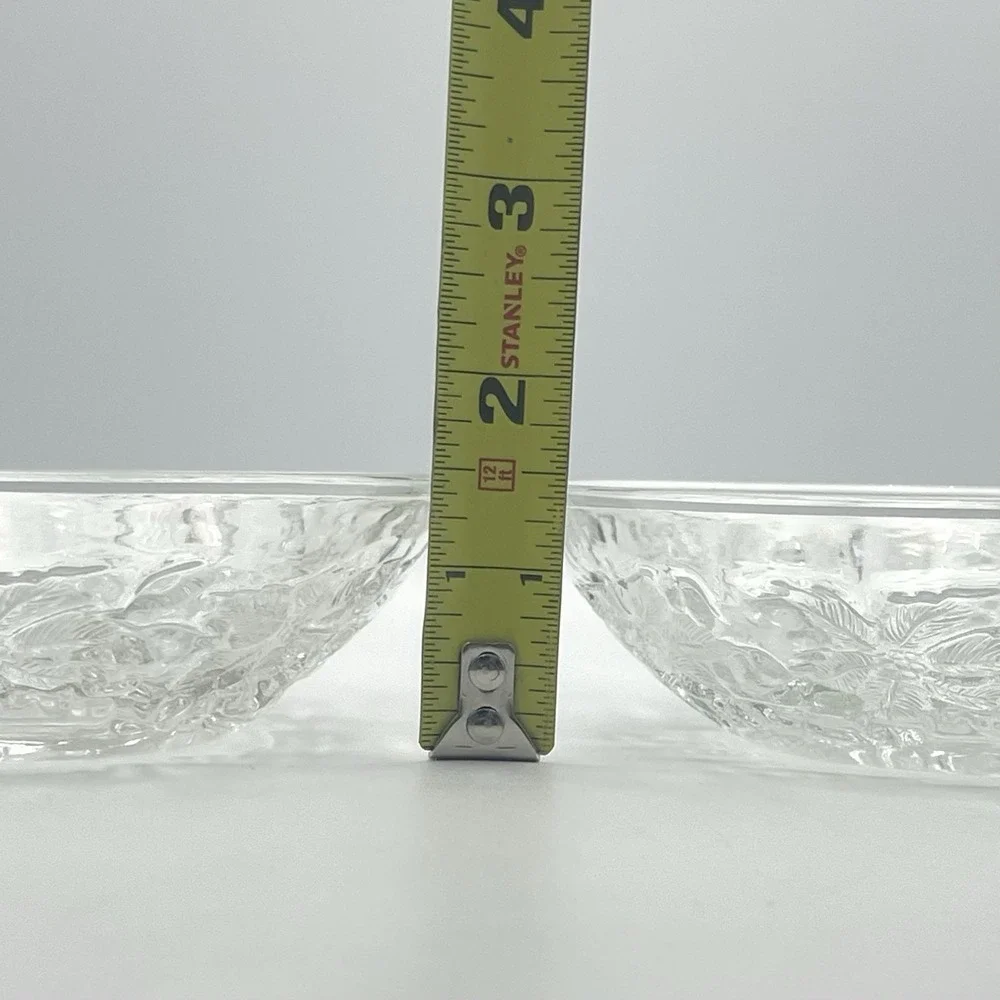 Vintage 1990s Princess House Fantasia Crystal Dessert‎ Fruit Bowls Set Of 2